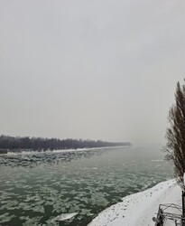 A Duna az Árpád hídról fotózva 