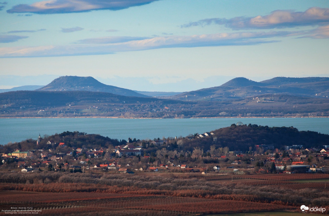 Új évi tiszta kilátás a Balatonra