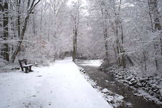 Sástó is kapott az újabb adag hóból :)