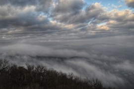 Felhő- és ködjáték a János-hegyen