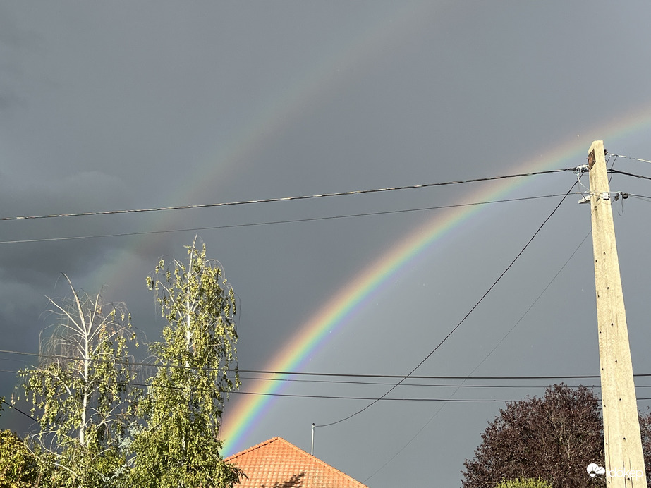 Dupla Szivárvány Tápióbicske felett 