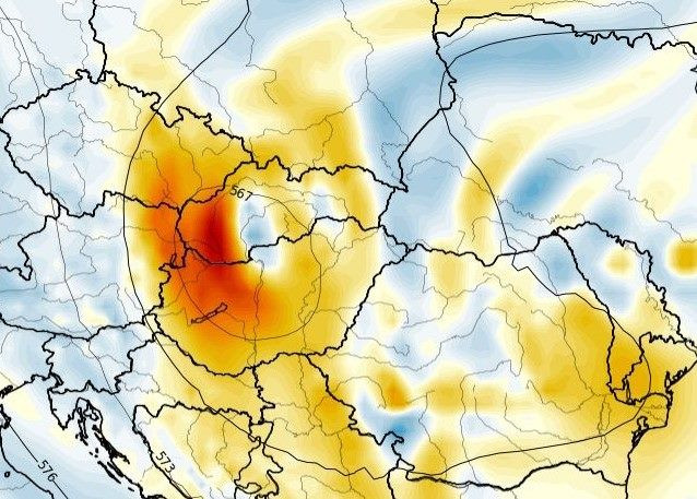 500 hPa relVort.