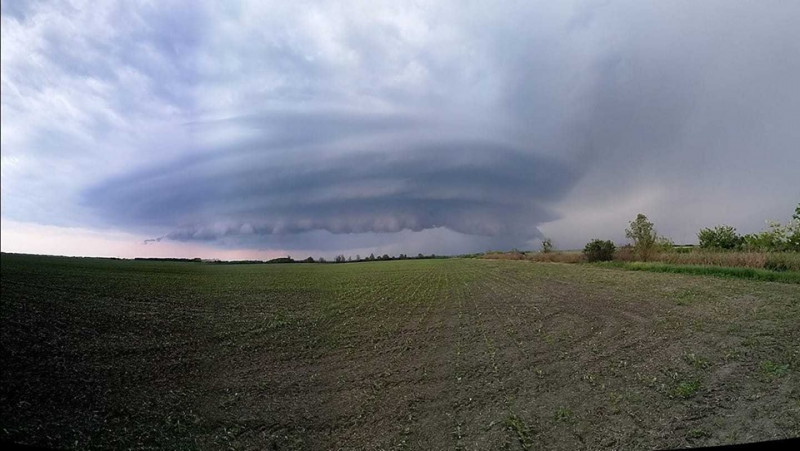 Vajdasági szupercella (Fotó: Čestereg Meteo)