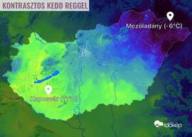 Időjárási grafikonok, térképek