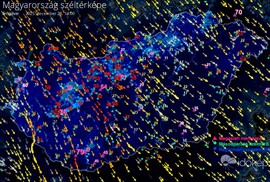 Időjárási grafikonok, térképek