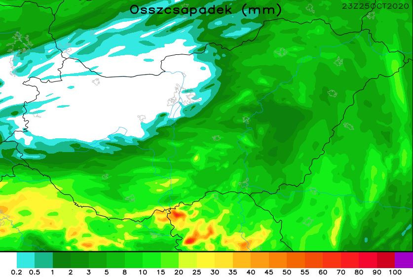 Összcsapadék (20201025)