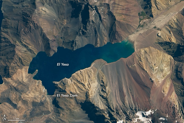 El Yeso víztározó, Santiago 2016.