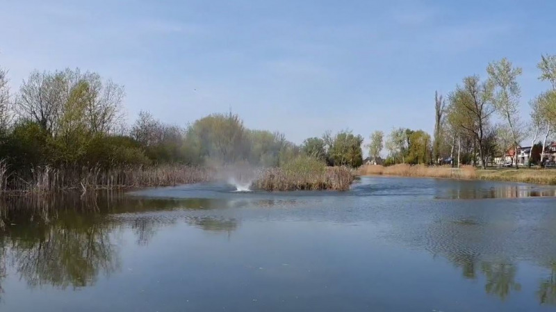 "Vízördög" a Bácsai-csatornán