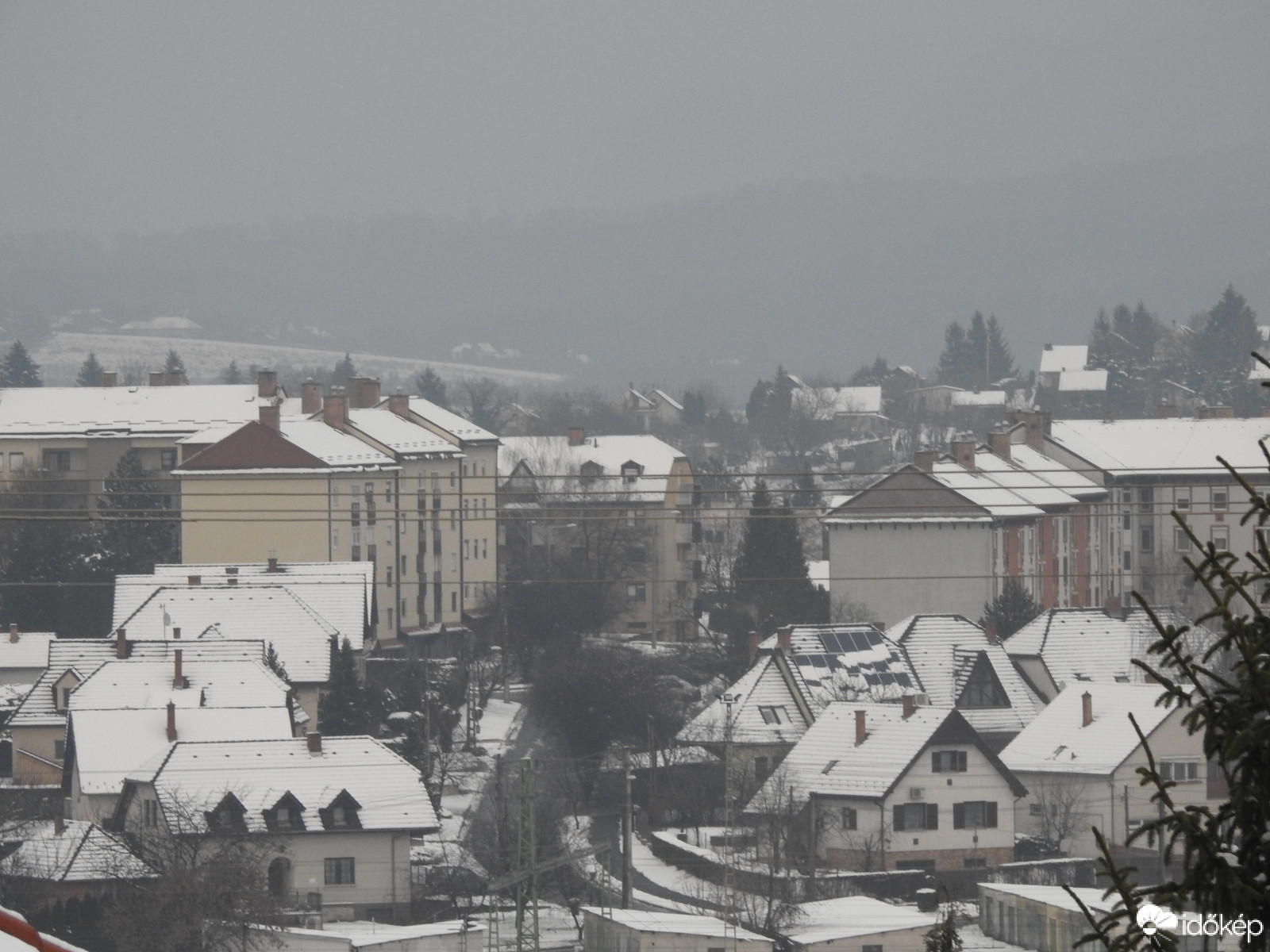 Zalaegerszeg a nagy havazás után