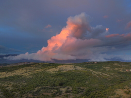 Szines felhők zivatar után