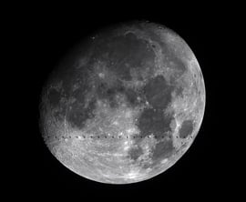 ISS tarnzit a Hold előtt