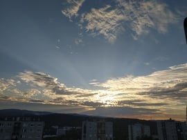 Csak egy szokványos naplemente :) de szép :) 