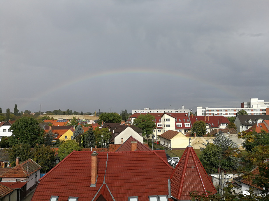 Szivárvány Kecskemét felett :) 