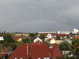 Szivárvány Kecskemét felett :) 