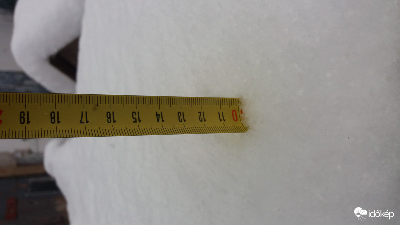 10 cm a hó