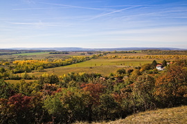 Ősz a Vértesről lenézve
