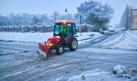 Taszári hóeltakarítás