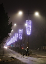 Fehérvári ködös este