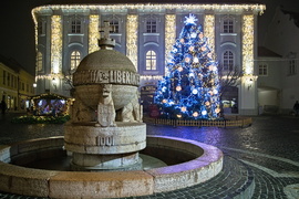 Országalma és karácsonyfa