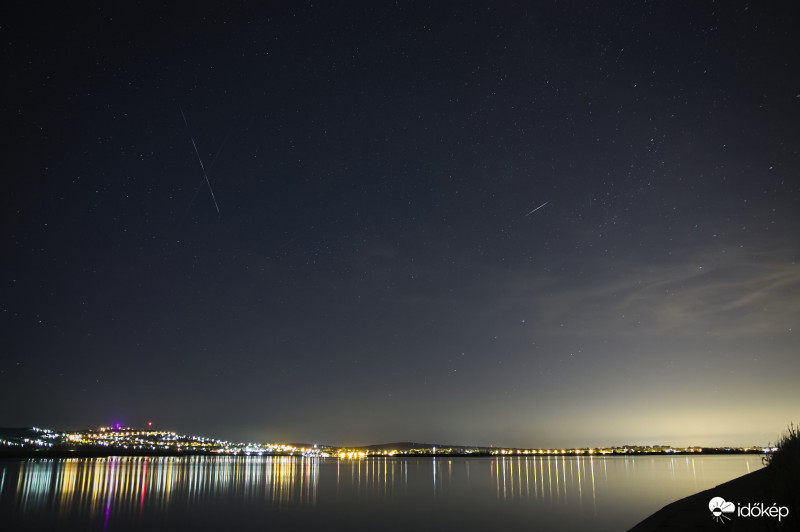 Perseidák Velence felett
