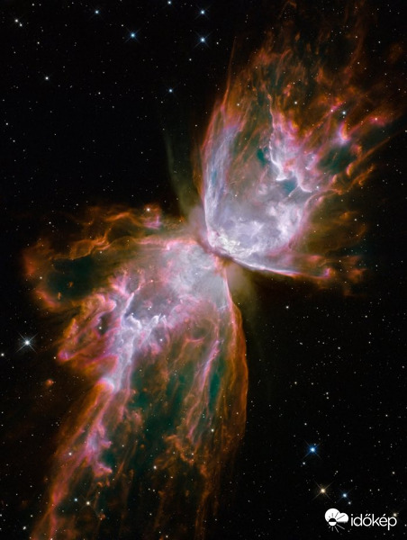 Pillangó-köd NGC6302 Skorpió csillagképben