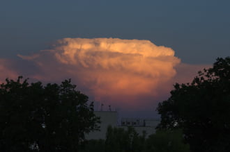 Fejlődő cumulonimbus