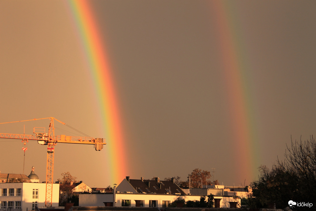 Október végi szivárvány