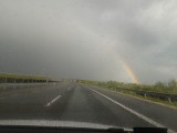 Szivárvány az m3-as felett