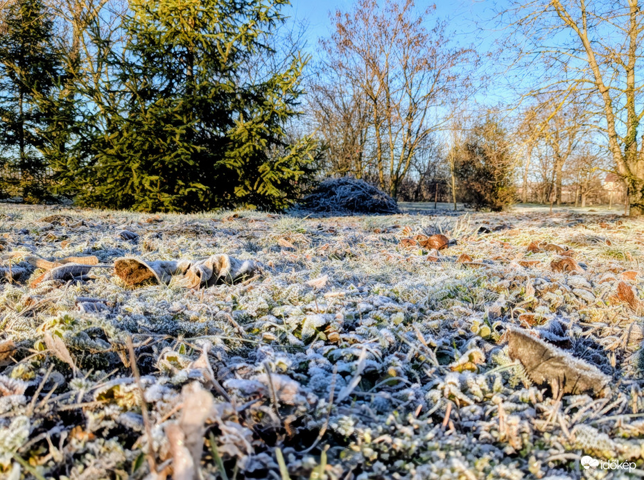 Polgárdi, Napsütéses, hideg reggel,