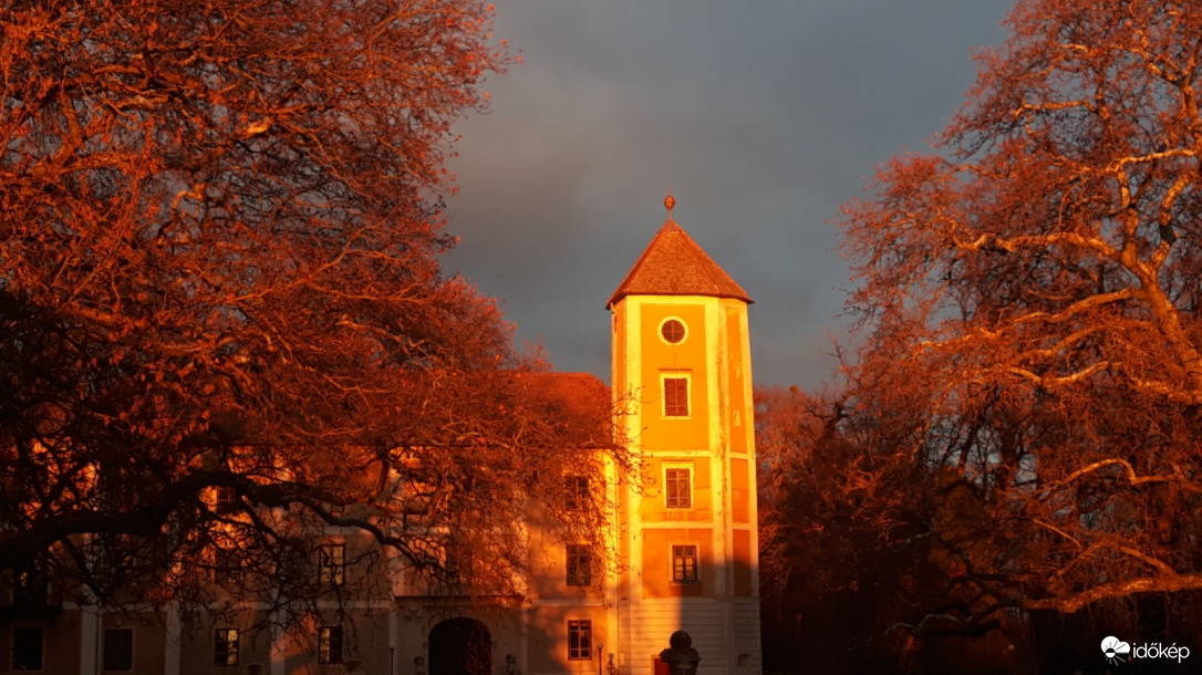 A szigetközi naplemente