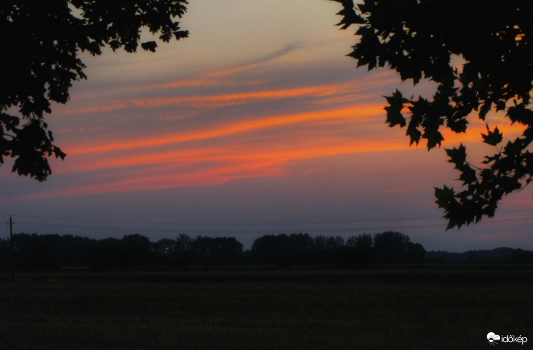 Ecsetvonások a naplementében!