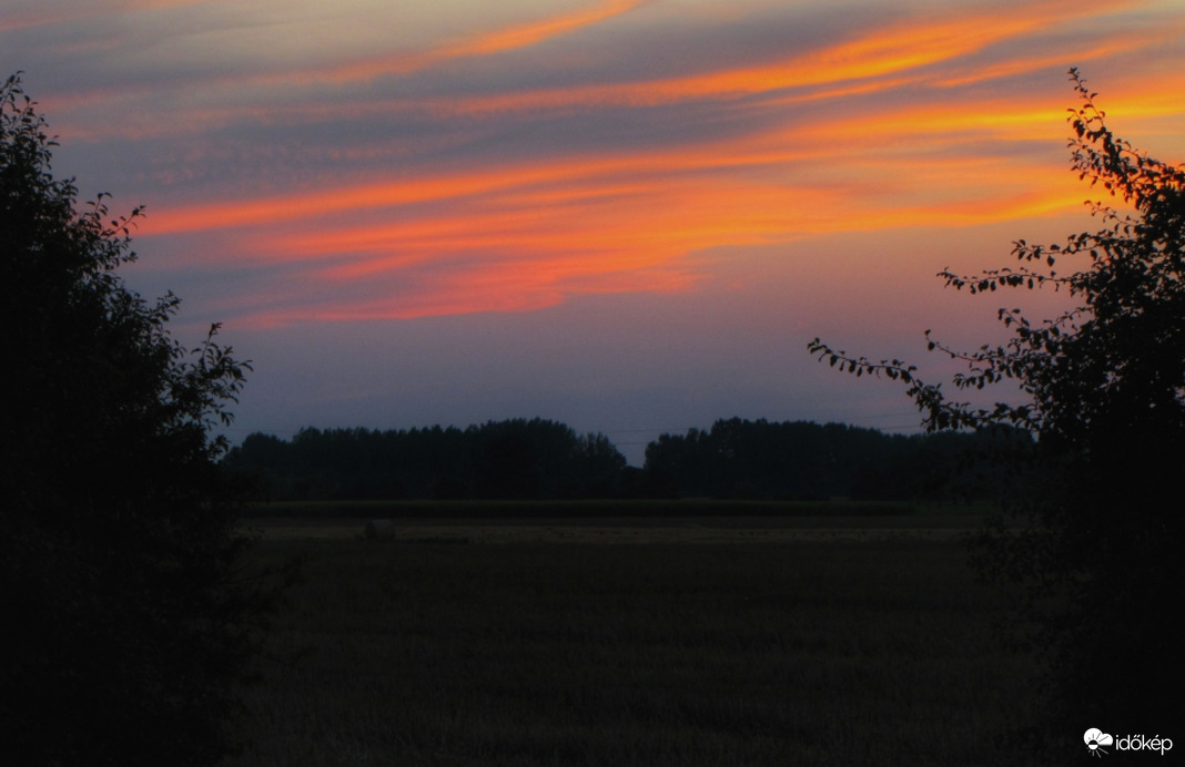 Ecsetvonások a naplementében!