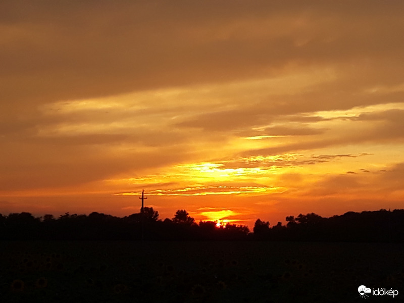 A szigetközi naplemente!