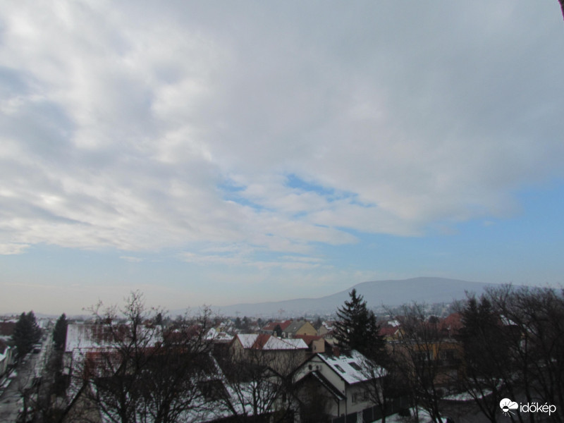 Január 14. havazas másnapján, Pécs Nyugat