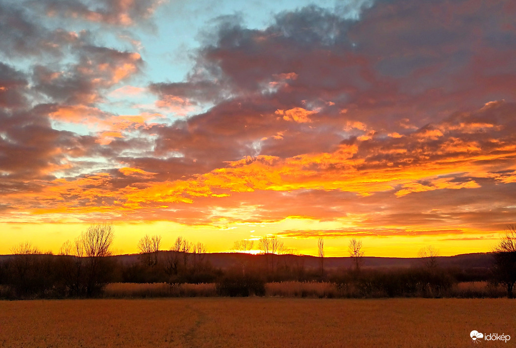 Sky on fire 