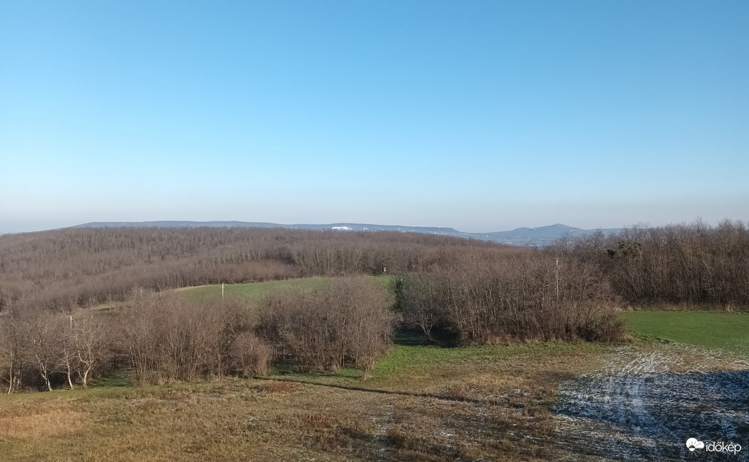 High up on the hills looking north 