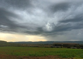 Thundery downpour 