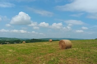 The farmer made hay