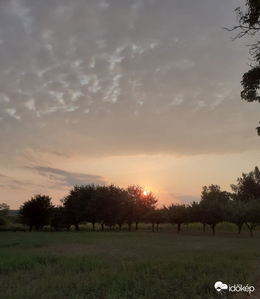 Sunset in Zala county