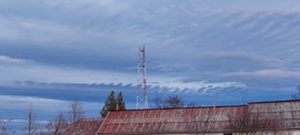 Kelvin-Helmholtz felhő Tiszacsegénél