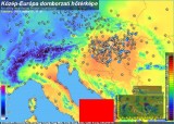 Hőmérsékleti különbség a Kárpát medencében és szomszészédságában