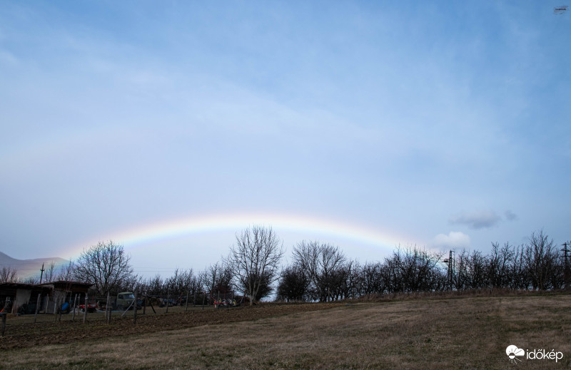 "Somewhere over the rainbow..."