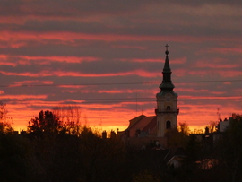 Gyönyörű naplemente