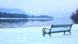 Jégzajlás a Dunán