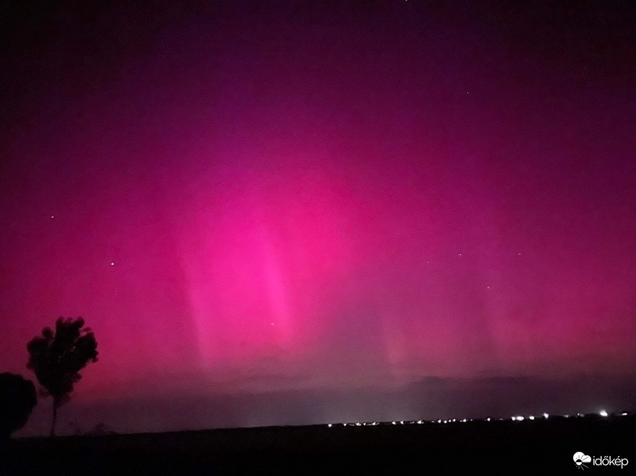 Tiszaföldvár - Sarki fény 