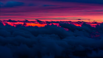 Tűzvörös búcsú a naptól  