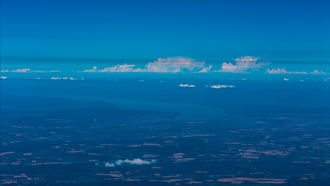 Balaton ragyogása, a távolban zivatarfelhők