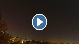 Lépcsőházi sarki fény