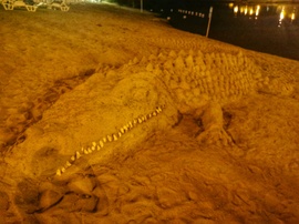 Krokodilt észleltek a szegedi Tiszaparton... 