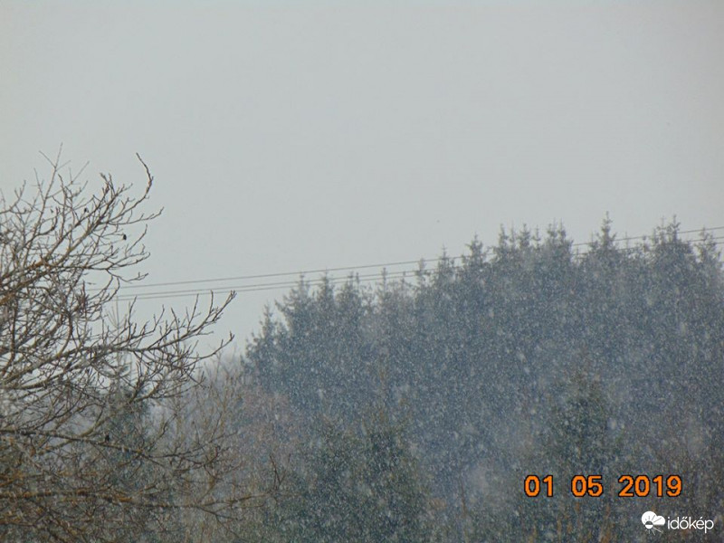 Intenzív havazás kora délután